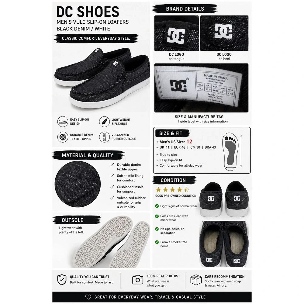DC Shoes loafers interest